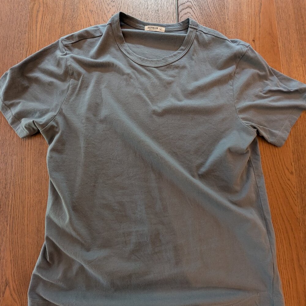 Buck Mason Pima Curved Hem Tee